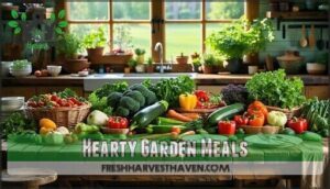 hearty garden meals