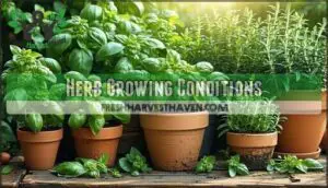 herb growing conditions
