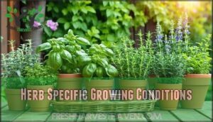 herb specific growing conditions