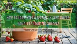 how to grow strawberries in containers