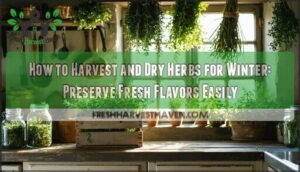 how to harvest and dry herbs for winter