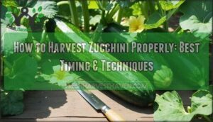 how to harvest zucchini properly