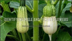 identifying male and female flowers