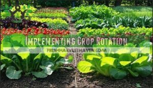implementing crop rotation