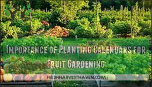 importance of planting calendars for fruit gardening