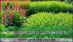 incorporating cover crops and weeds