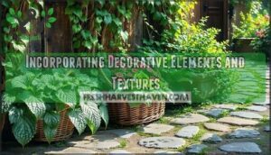 incorporating decorative elements and textures