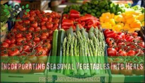 incorporating seasonal vegetables into meals