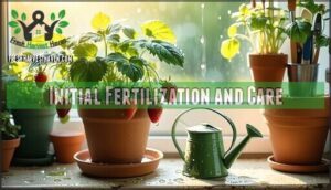 initial fertilization and care