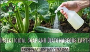 insecticidal soap and diatomaceous earth