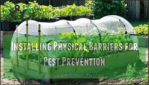 installing physical barriers for pest prevention
