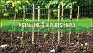 installing supports early