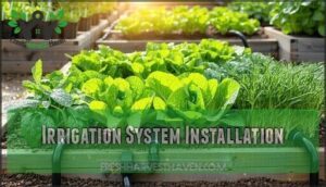 irrigation system installation