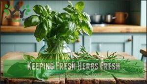 keeping fresh herbs fresh
