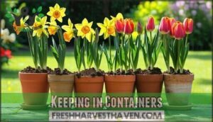 keeping in containers