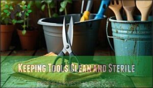 keeping tools clean and sterile