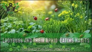 ladybugs and their aphid-eating habits