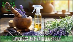 lavender and vanilla spray