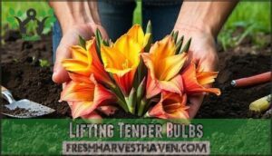 lifting tender bulbs