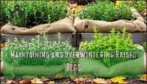 maintaining and overwintering raised beds