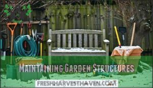 maintaining garden structures
