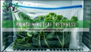 maintaining leaf freshness