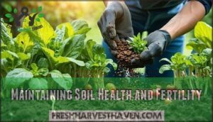 maintaining soil health and fertility