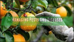 managing pests and diseases