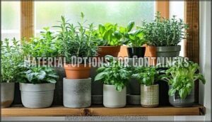 material options for containers