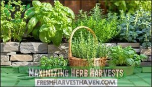maximizing herb harvests