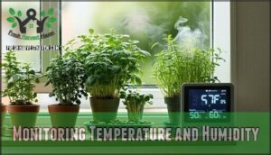 monitoring temperature and humidity