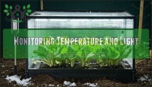 monitoring temperature and light