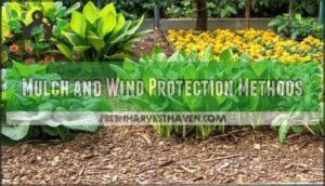mulch and wind protection methods
