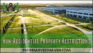 non-residential property restrictions