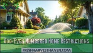 odd/even numbered home restrictions