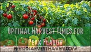 optimal harvest times for peak flavor