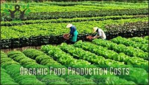 organic food production costs