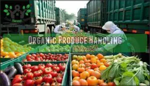 organic produce handling