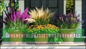 ornamental grasses and perennials