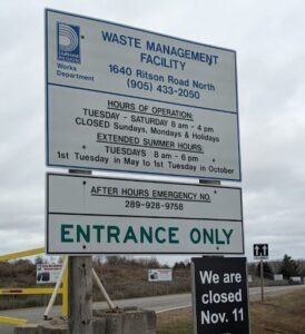 Oshawa Waste Management Facility