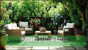 outdoor seating areas