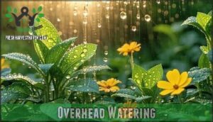 overhead watering