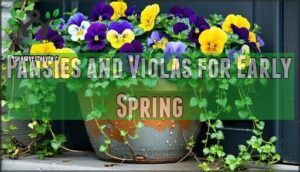 pansies and violas for early spring
