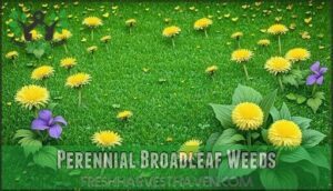 perennial broadleaf weeds