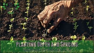 planting depth and spacing