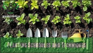 planting schedules and techniques