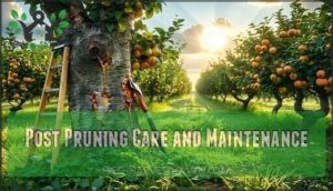 post pruning care and maintenance