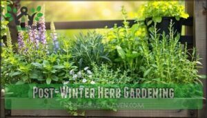 post-winter herb gardening