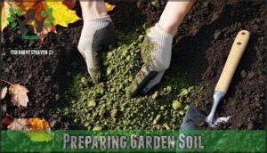 preparing garden soil