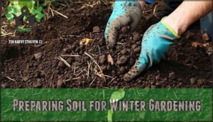 preparing soil for winter gardening